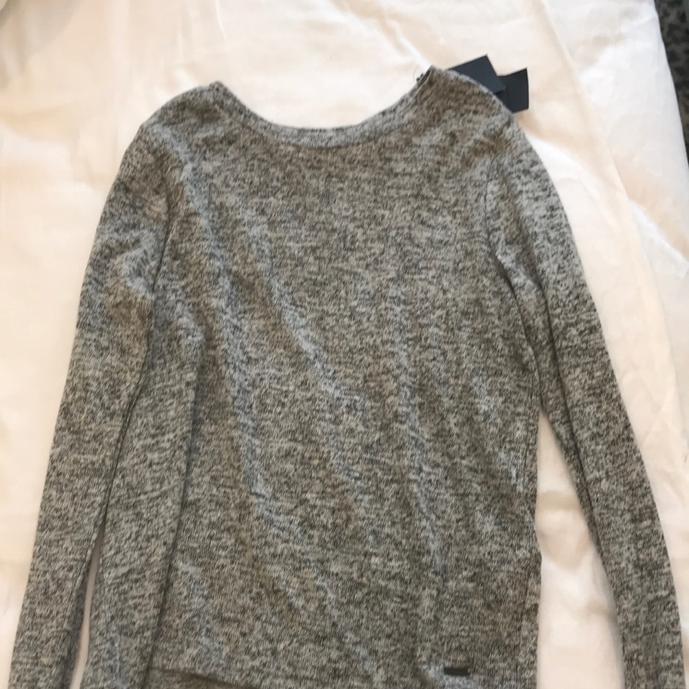 Gray Hollister long sleeve top